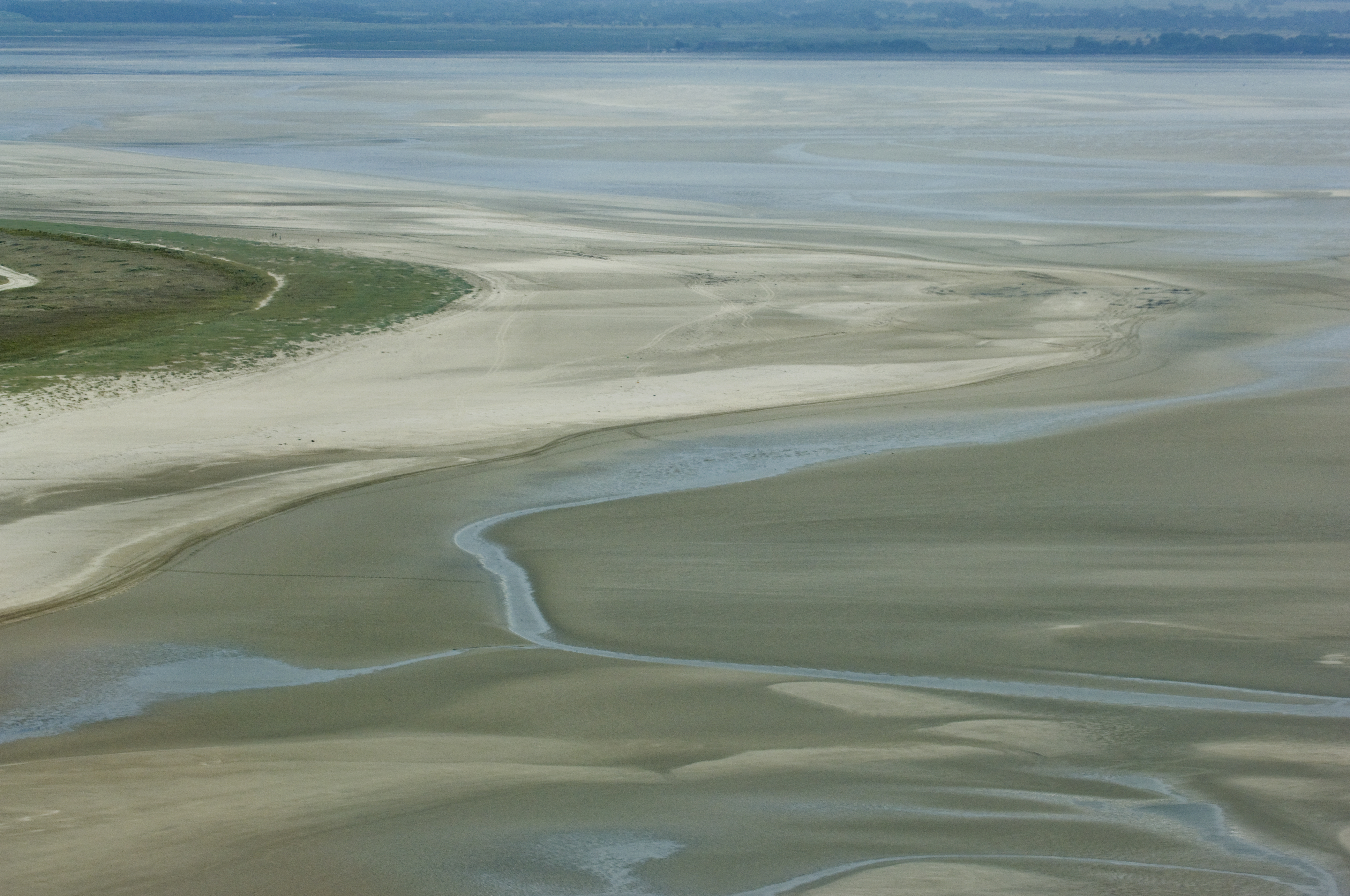 Estuaire de la baie de Somme dans le Parc naturel marin des estuaires picards et de la mer d’Opale | Crédit : Laurent Mignaux / Terra