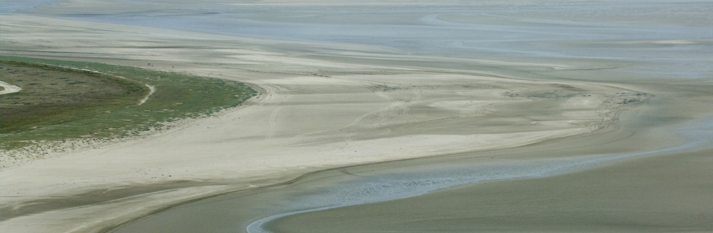 La baie de Somme et son estuaire dans le PNM des estuaires picards et de la mer d'Opale | Crédit : Laurent Mignaux / Terra