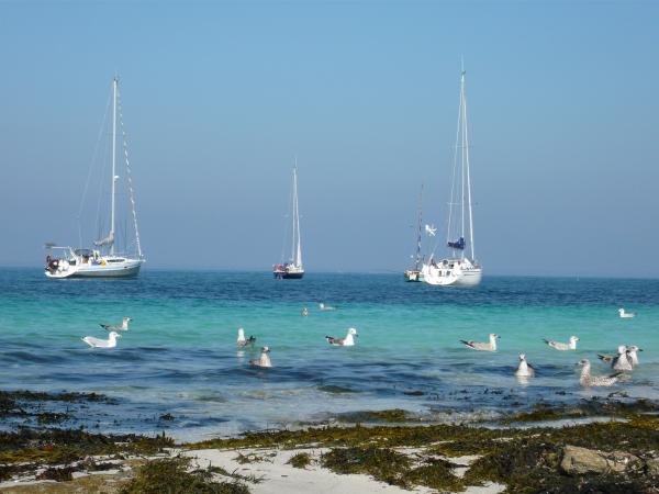 Pour tout plaisancier de la côte sud Finistère, l'archipel de Glénan est une destination incontournable / Agnès Poiret / Office francais de la biodiversité